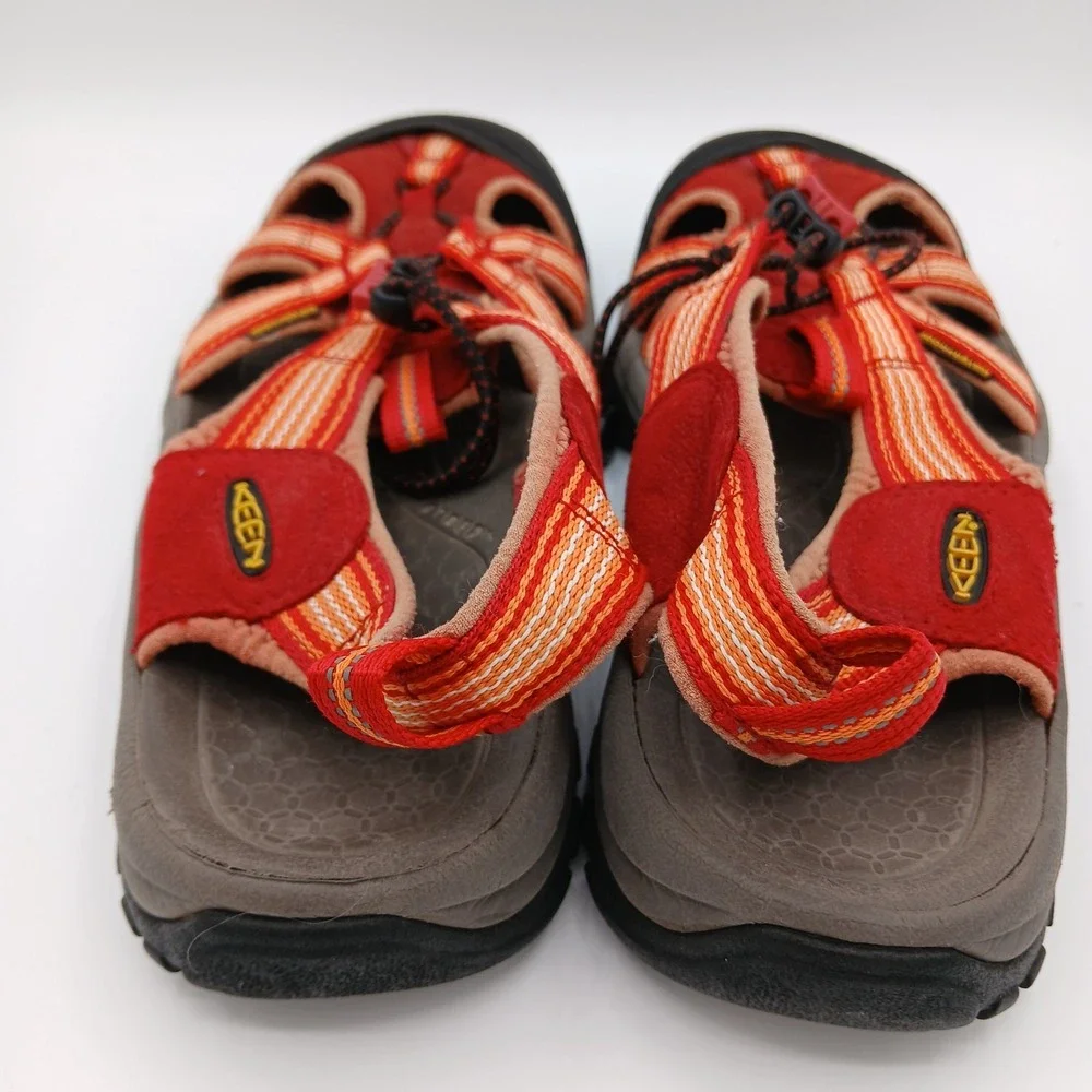 Keen Shoes‎ Womens Red Orange Waterproof Outdoor Sandals Hiking Water EU 39 US 8